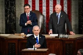Netanyahu speaking in Congress

